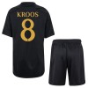 Original Trikotsatz Real Madrid Kroos 8 Ausweichtrikot 2023-24 Für Kinder